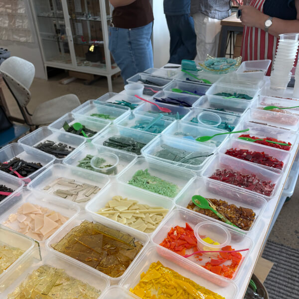Glass Light Catcher Class: Create and Sip review by Jemma Hathaway - Canberra