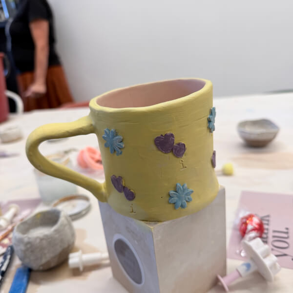 Handbuilding Mug Workshop review by Indah Dewi - Perth