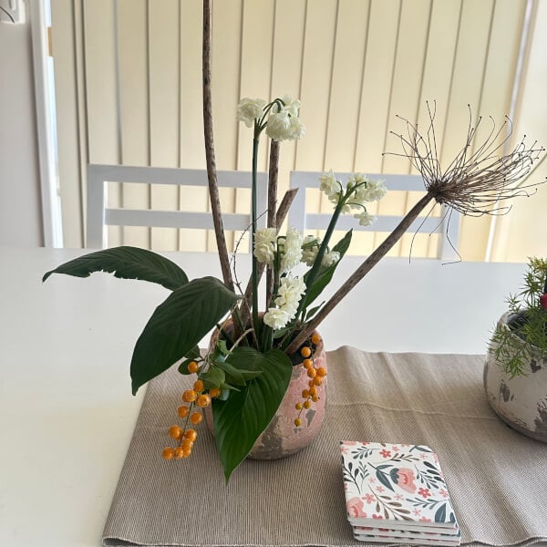 Ikebana Flower Arranging Class for Beginners review by Kiron Shukla - Brisbane
