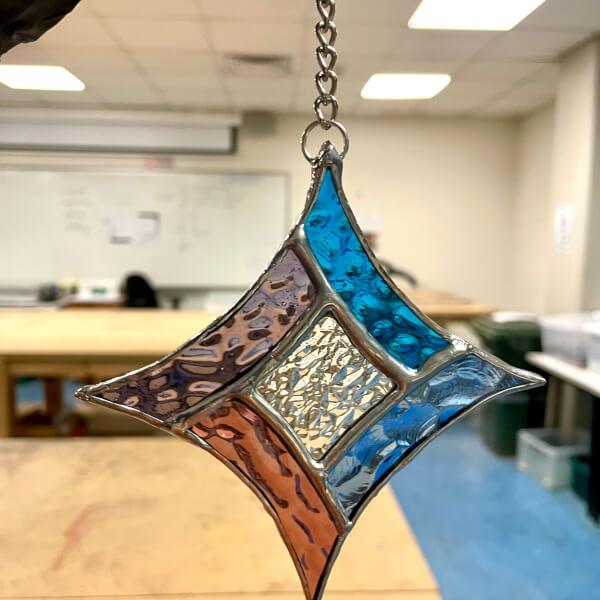 Introduction to Copper Foil Stained Glass Workshop review by Alyce L Stampa - Melbourne