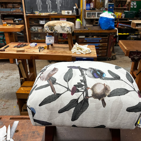 Introduction to Upholstery Workshop review by Linden Dryburgh - Sydney
