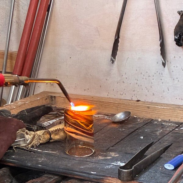 Introductory Glassblowing Workshop review by Bernard Smith - Melbourne