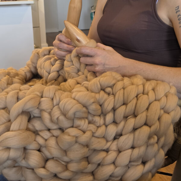 Knitting Workshop: Giant Knitted Throw review by Ashleigh Birch - Perth
