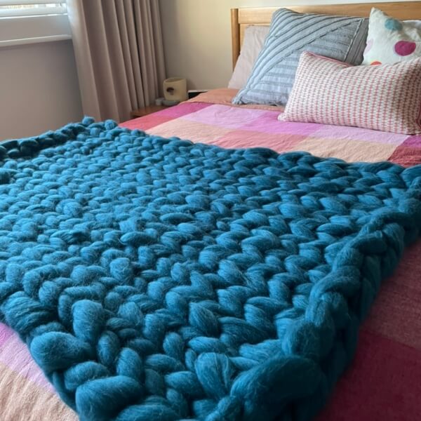 Knitting Workshop: Giant Knitted Throw review by Suzi Anderson - Perth