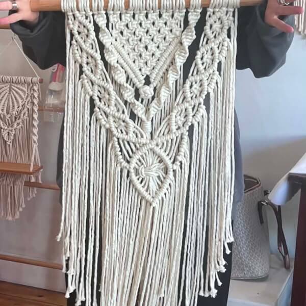 Large Wall Hanging Macrame Class review by Maya Gavish - Sydney