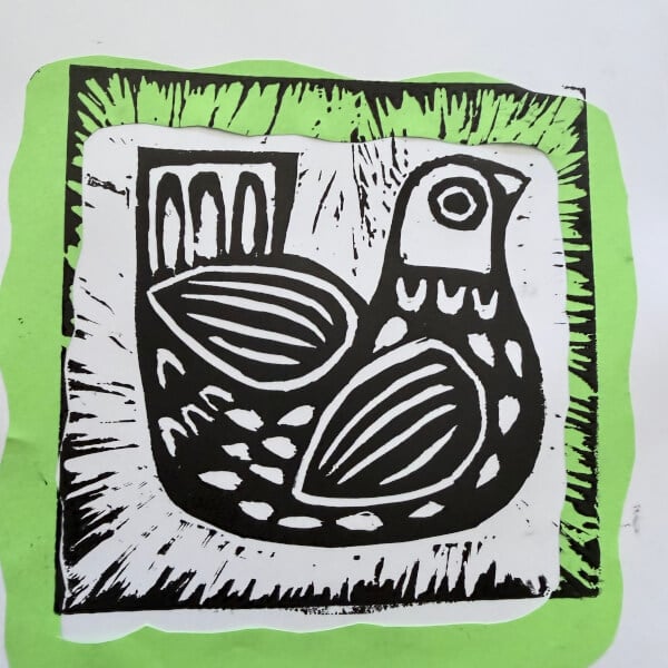 Lino Printing Workshop for Beginners review by Vanessa Mozayani - Loke - Sydney