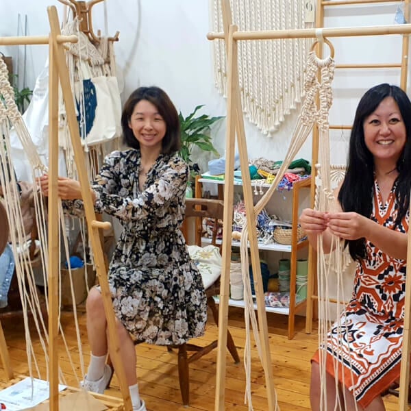 Macrame Hat Hanger Workshop review by Helen Cadden - Sydney