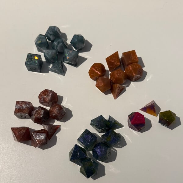 Make Your Own Resin D&D Dice Workshop review by Rochelle Esterman - Sydney