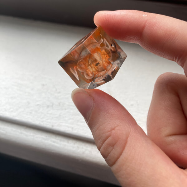Make Your Own Resin D&D Dice Workshop review by Anna Clift - Sydney