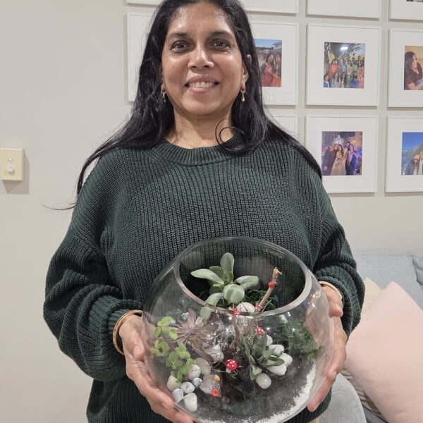 Make Your Own Terrarium Workshop review by Deval Patel - Sydney