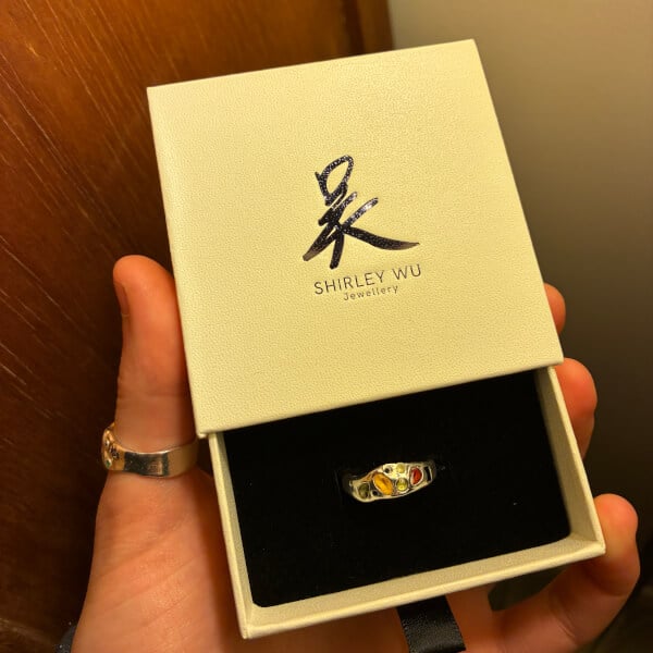 Organic Silver Ring Making Class with Stone review by Christina Massolino - Adelaide