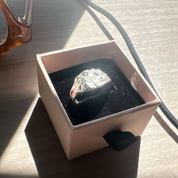 Organic Silver Ring Making Class with Stones review by Casini Tisseverasinghe - Melbourne