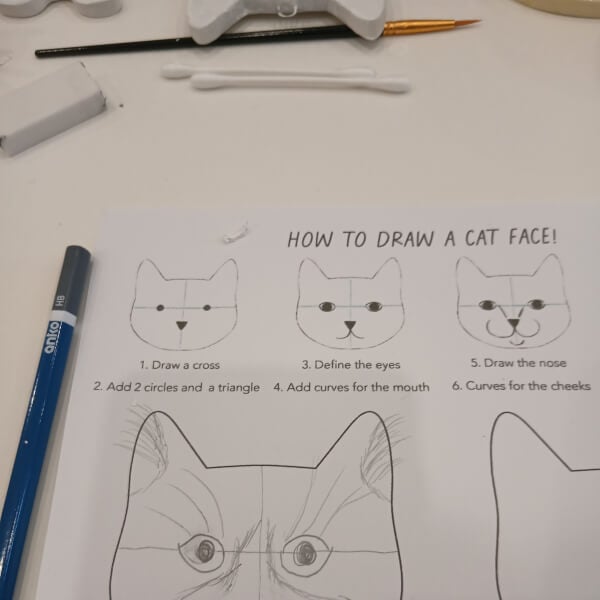 Paint a Cat Ornament Workshop review by Lalita Horton - Melbourne