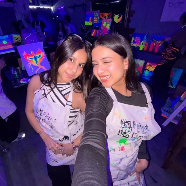 Paint and Sip Class in the Dark© review by Suhani Badlani - Melbourne