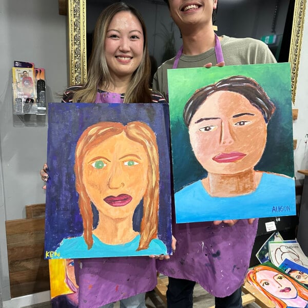 Paint and Sip Class: Painting Partners Melbourne | Gifts | ClassBento