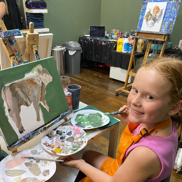 Ladder Art Space Paint and Sip classes Kew, Melbourne ClassBento