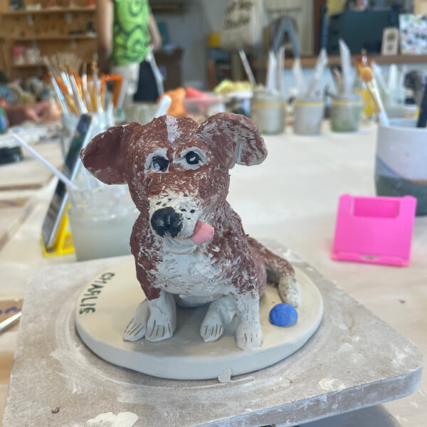 Pet Portraits in Clay Workshop review by Alison Hurst - Sydney