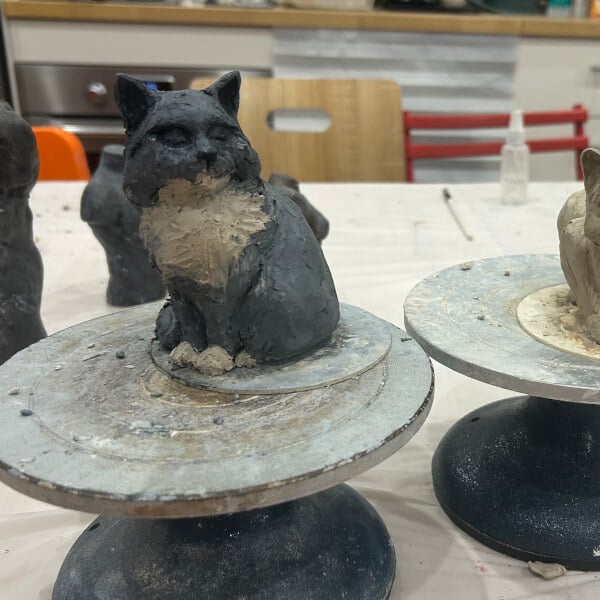 Pet Sculpture Portrait in Clay Workshop review by Valerie Dobrelya - Sydney