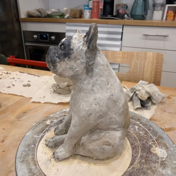 Pet Sculpture Portrait in Clay Workshop review by Lisa Moore - Sydney