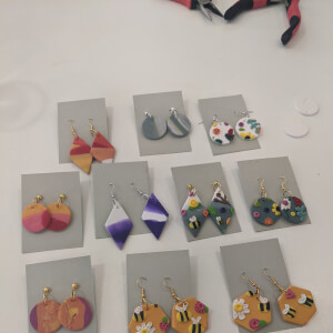 Polymer Clay Earrings Workshop review by Coraline Zilwa Sydney