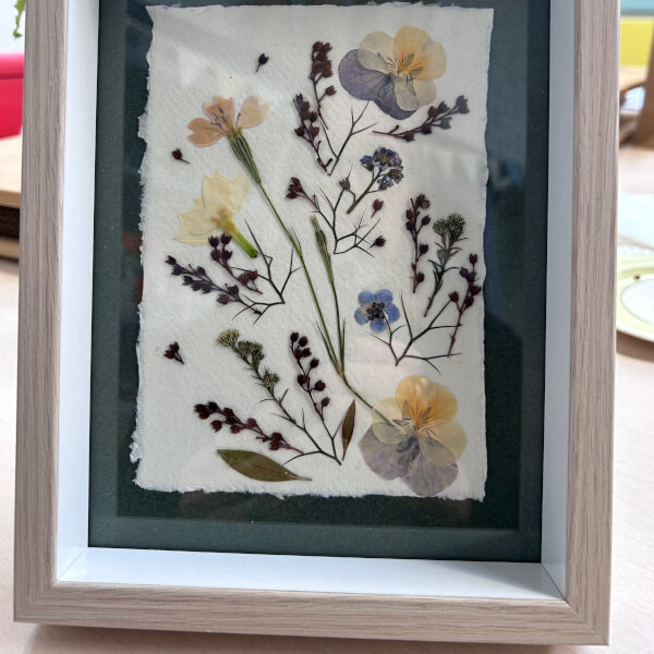 Pressed Flower Art Workshop review by Peita Cooper - Melbourne