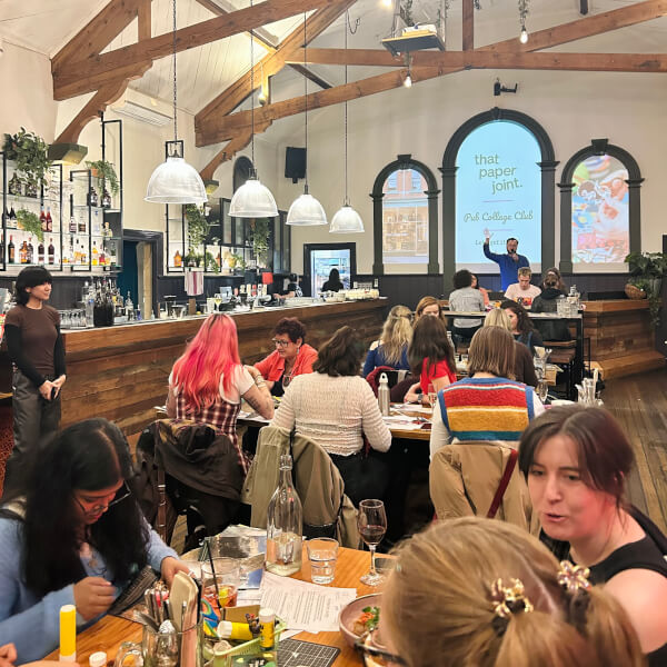 Pub Collage Club: A Creative and Collaborative Experience review by Kylie Zimanyi - Melbourne