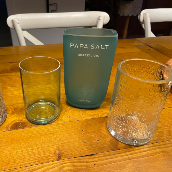Recycled Glass Tumbler Workshop review by Sandy James - Canberra