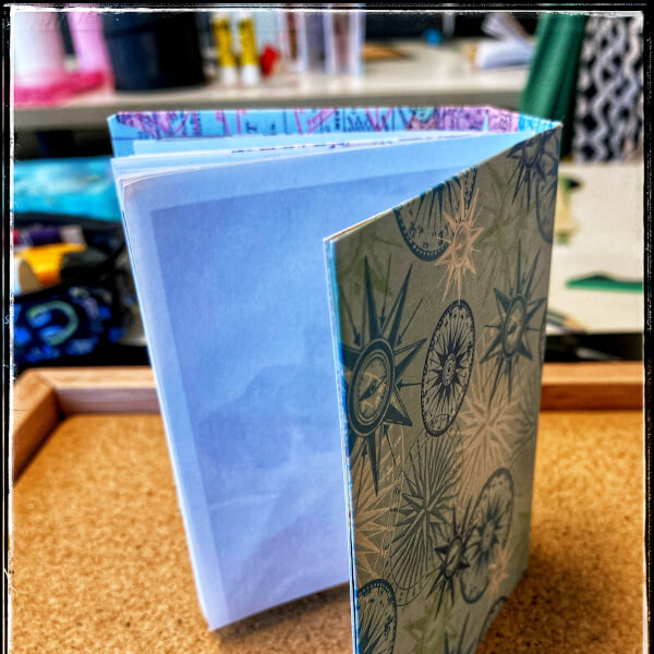Recycled Junk Journal Bookbinding Workshop review by Judi Neumann - Brisbane