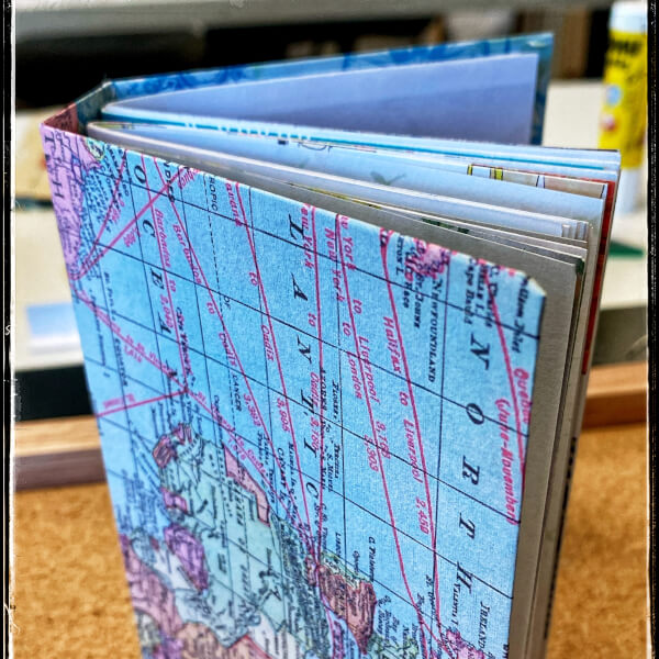 Recycled Junk Journal Bookbinding Workshop review by Judi Neumann - Brisbane