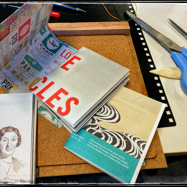 Recycled Junk Journal Bookbinding Workshop review by Judi Neumann - Brisbane