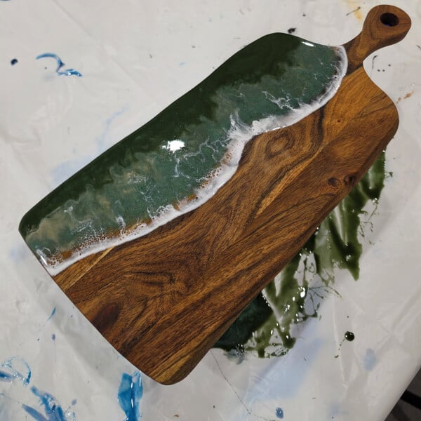 Resin Art Class: Cheeseboards review by Stephen Park - Sydney