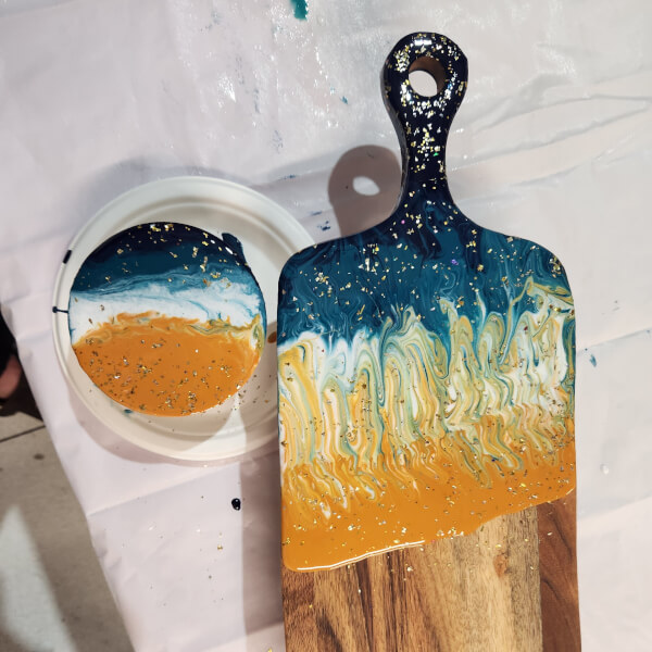 Resin Cheese Board and Sip Class review by Patrick Hilton - Melbourne