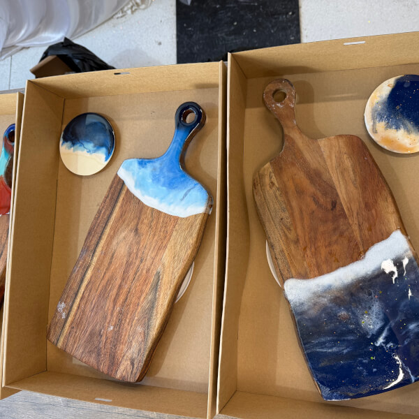 Resin Cheese Board and Sip Class review by Toby Lane - Melbourne