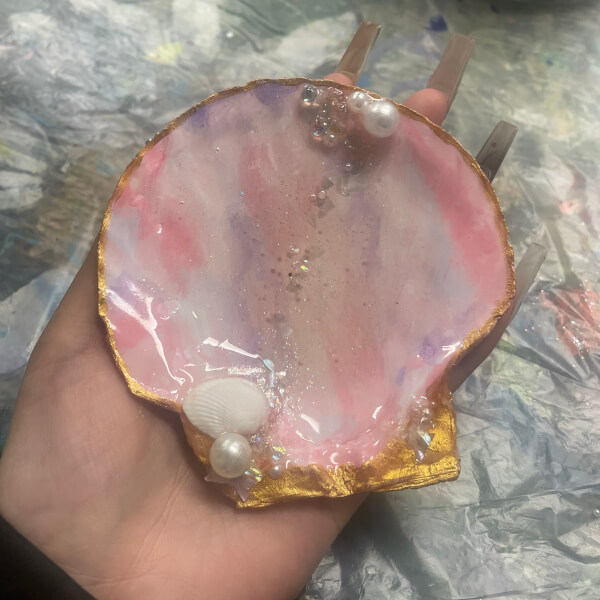 Shell Tray Making Workshop review by Leanne Guo - Sydney