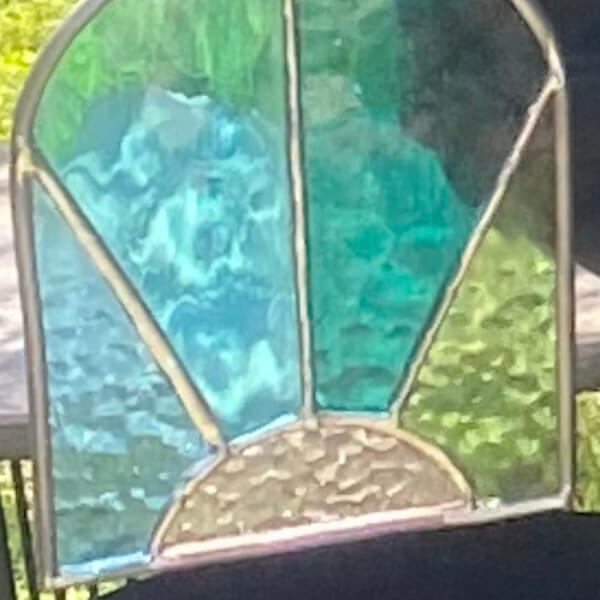 Stained Glass Sun Catcher Workshop review by Natalie Overall - Southern Highlands