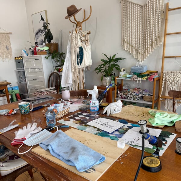 Stained Glass Suncatcher Making Class review by Anna Goldfeder - Sydney