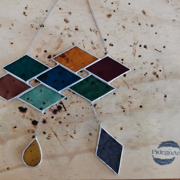 Stained Glass Suncatcher Making Class review by Camilla Leong - Sydney