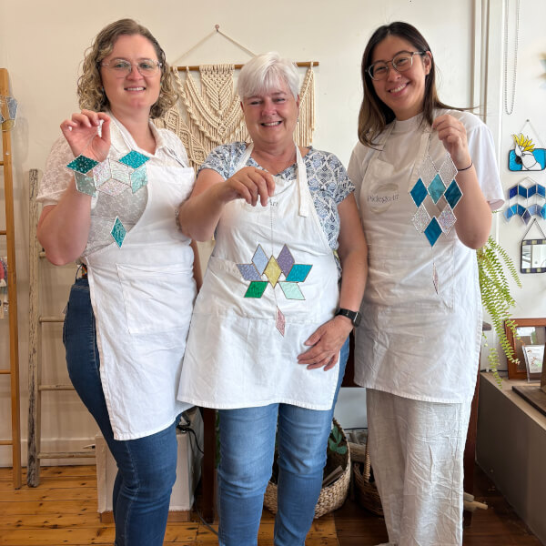 Stained Glass Suncatcher Making Class review by Heather Munro - Sydney