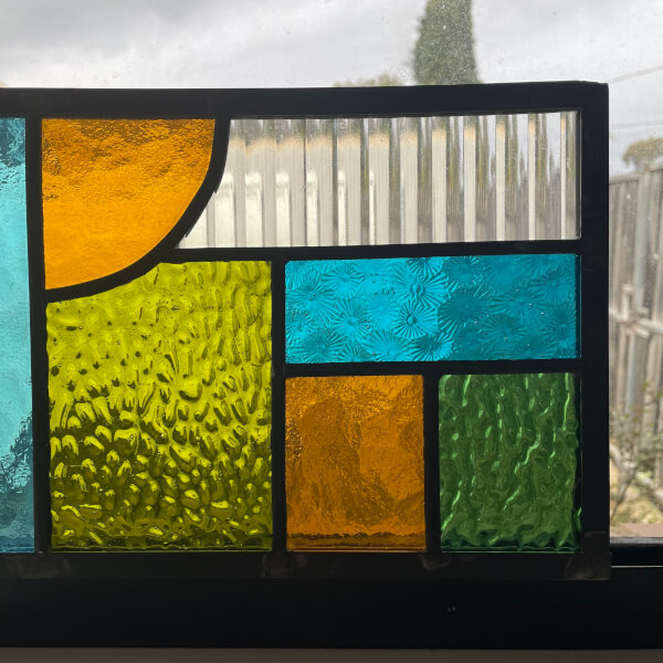 Stained Glass Workshop: Leadlight Panel review by Gabby Loo - Melbourne