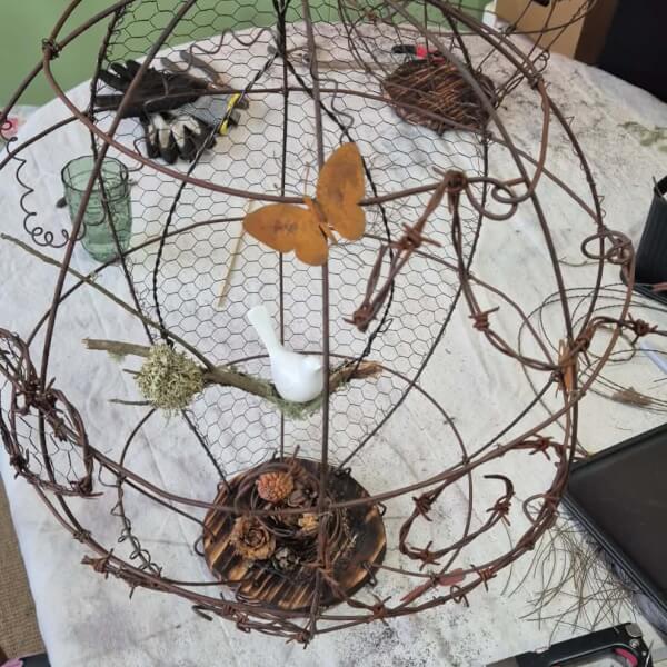 The Embellished Birdcage Workshop review by Heather Maggs - NSW Country
