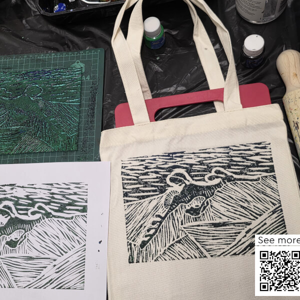 Tote Bag Block Printing Workshop for Beginners review by Alice Bennett - Melbourne