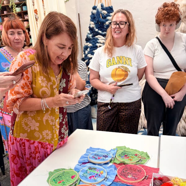 Wildwood Stitch Embroidery Workshop in Sydney review by Effie Katsaros - Sydney