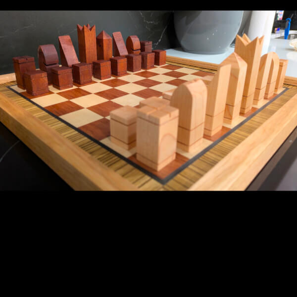 Woodworking Course: Marquetry Chess Board review by James Murphy - Sydney