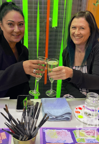 Cocktail Making and Painting Class: Shake, Sip and Paint