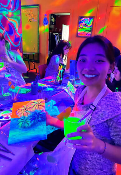 Cocktail Making and Painting Class: Shake, Sip and Paint