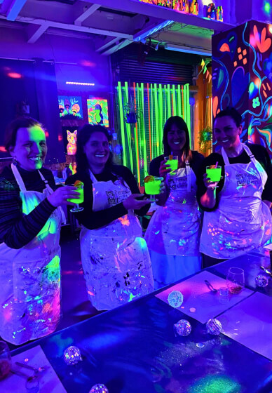 Cocktail Making and Painting Class: Shake, Sip and Paint