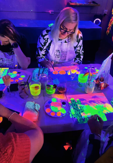 Cocktail Making and Painting Class: Shake, Sip and Paint