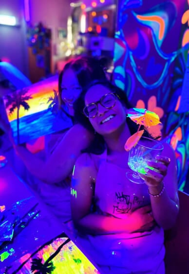 Cocktail Making and Painting Class: Shake, Sip and Paint