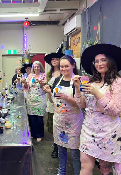 Cocktail Making and Painting Class: Shake, Sip and Paint