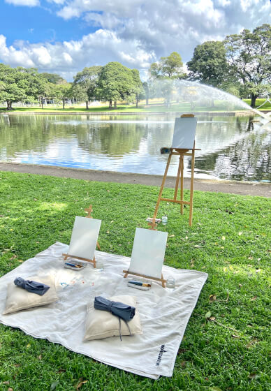 Outdoor Sip and Paint Class